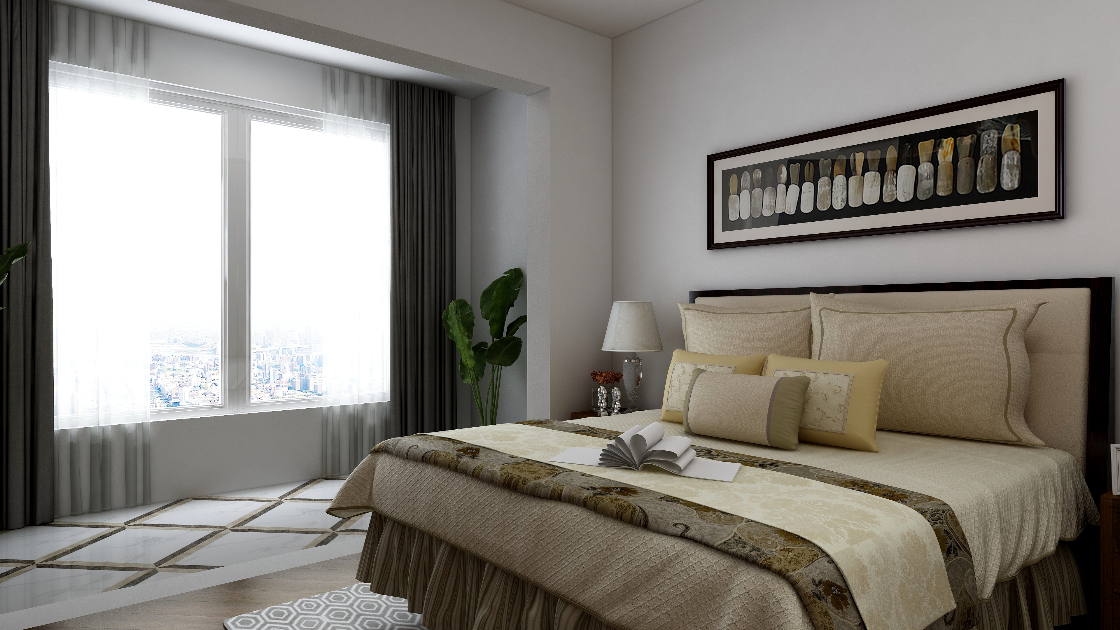 品尚茗居-海尚明珠-新中式-装修设计方案