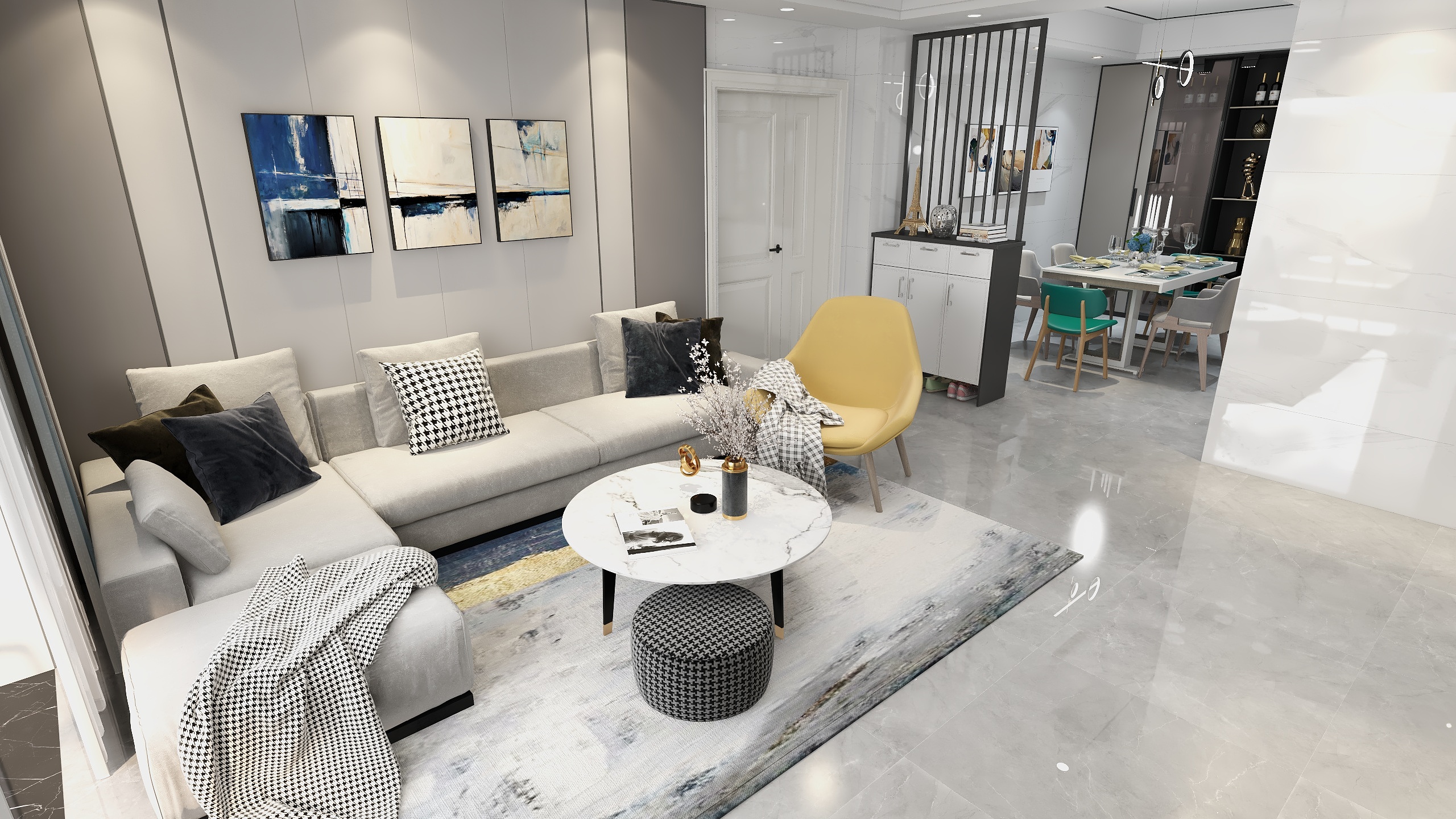 TSY设计-简欧改版--尚德小区-装修设计方案