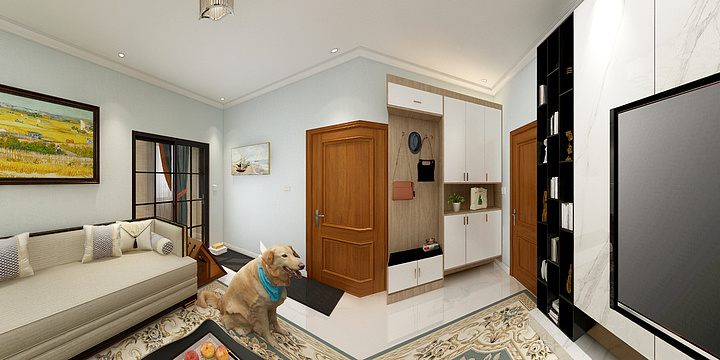 Selina陈Yh-瑞和园89.50㎡B户型3室2厅1卫-装修设计方案