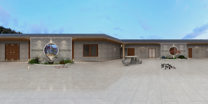 烎设计-四合院1-装修设计方案