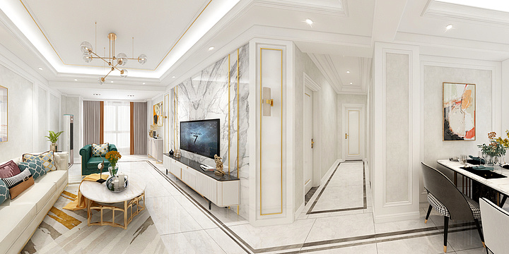 仰望星空上的星空-水韵华庭--装修设计方案