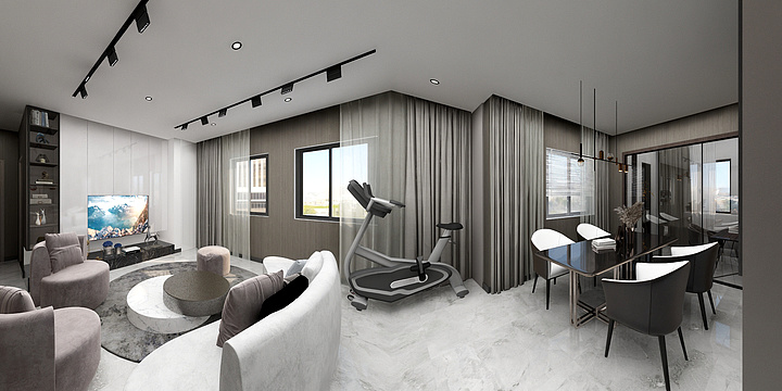 设计师高宁-瑞和园89.50㎡B户型3室2厅1卫-装修设计方案