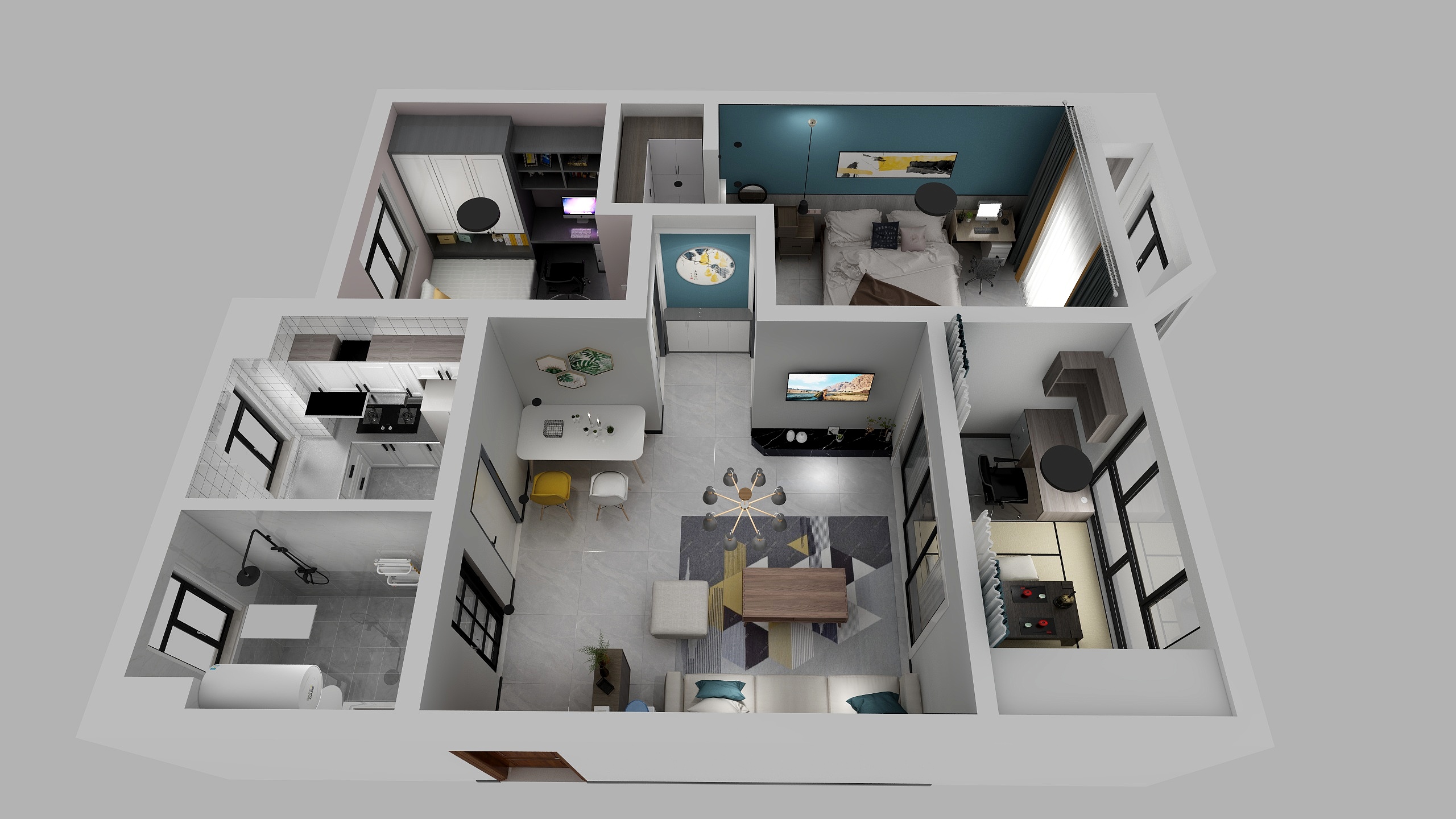 壹品工匠装饰设计-华商福地方案最终版-装修设计方案