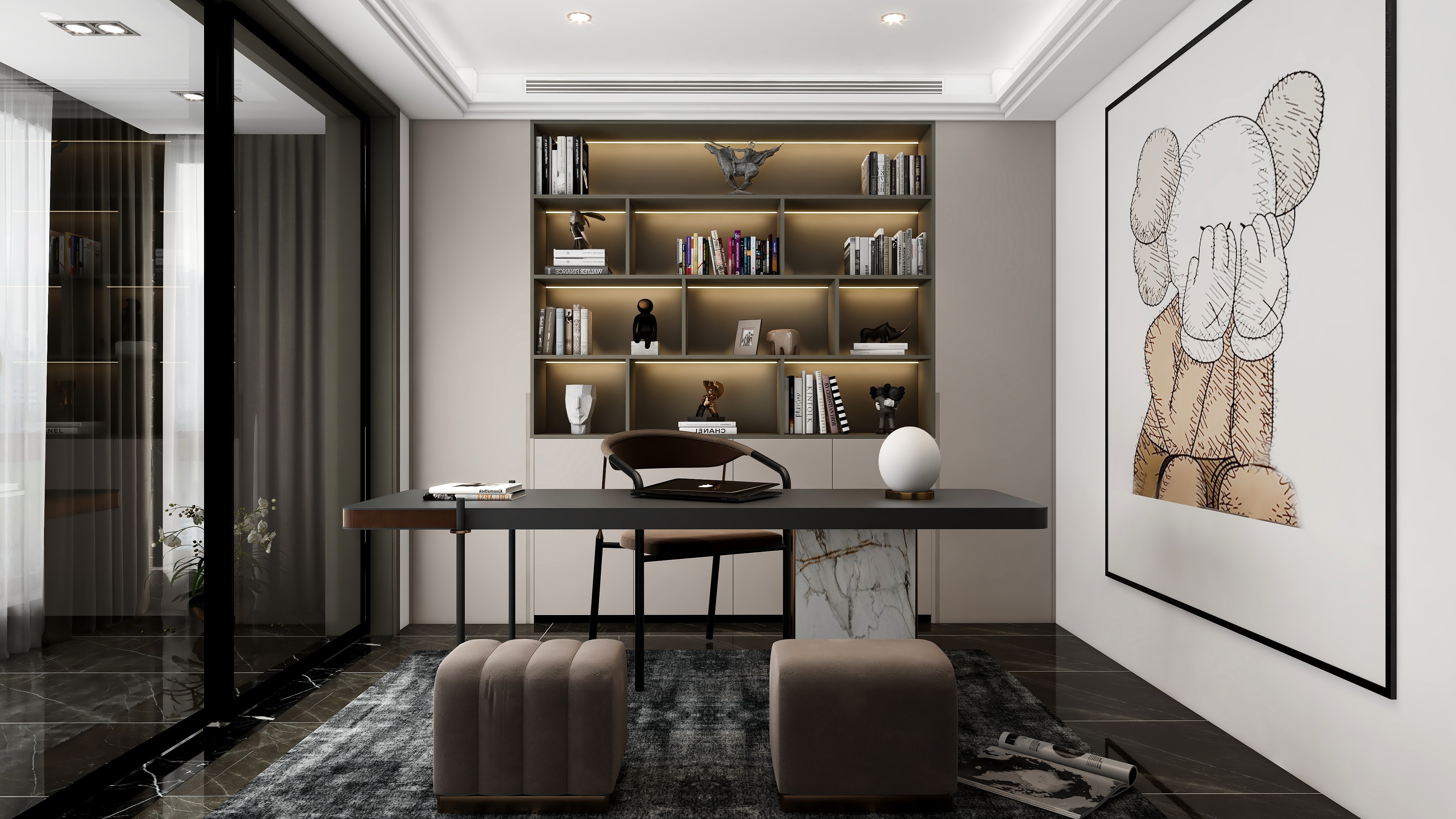 阿达橘势krig-现代简约悦海名邸装修效果图