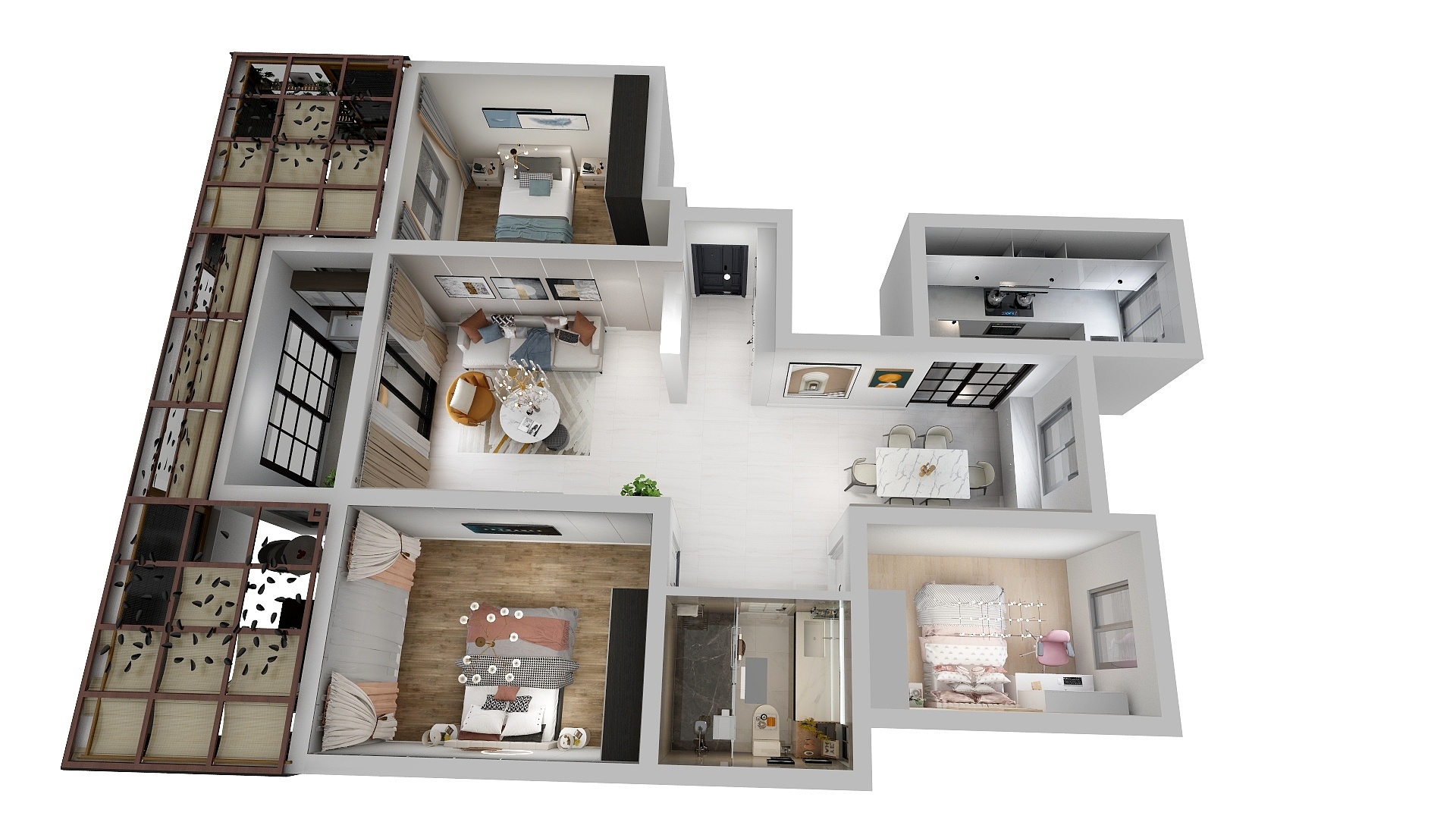 周琼华-睢宁丽晶国际-装修设计方案