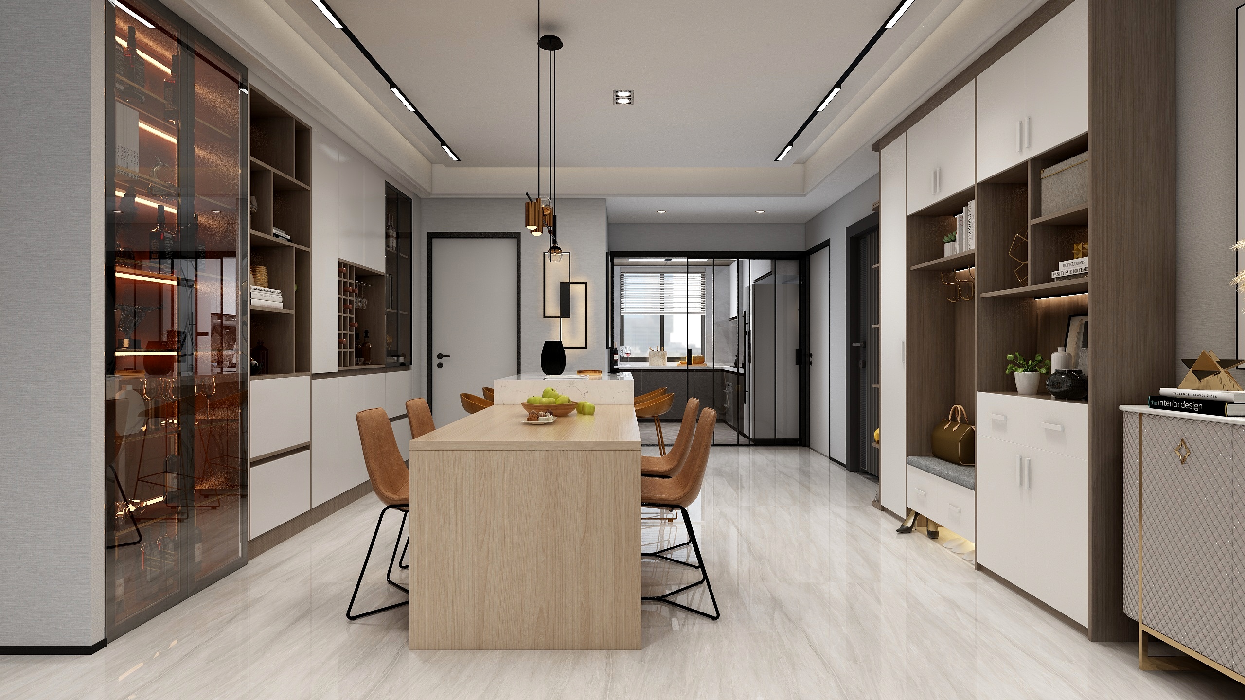 张煜强煜境设计-《飞跃》一176平米现代轻奢四房装修效果图