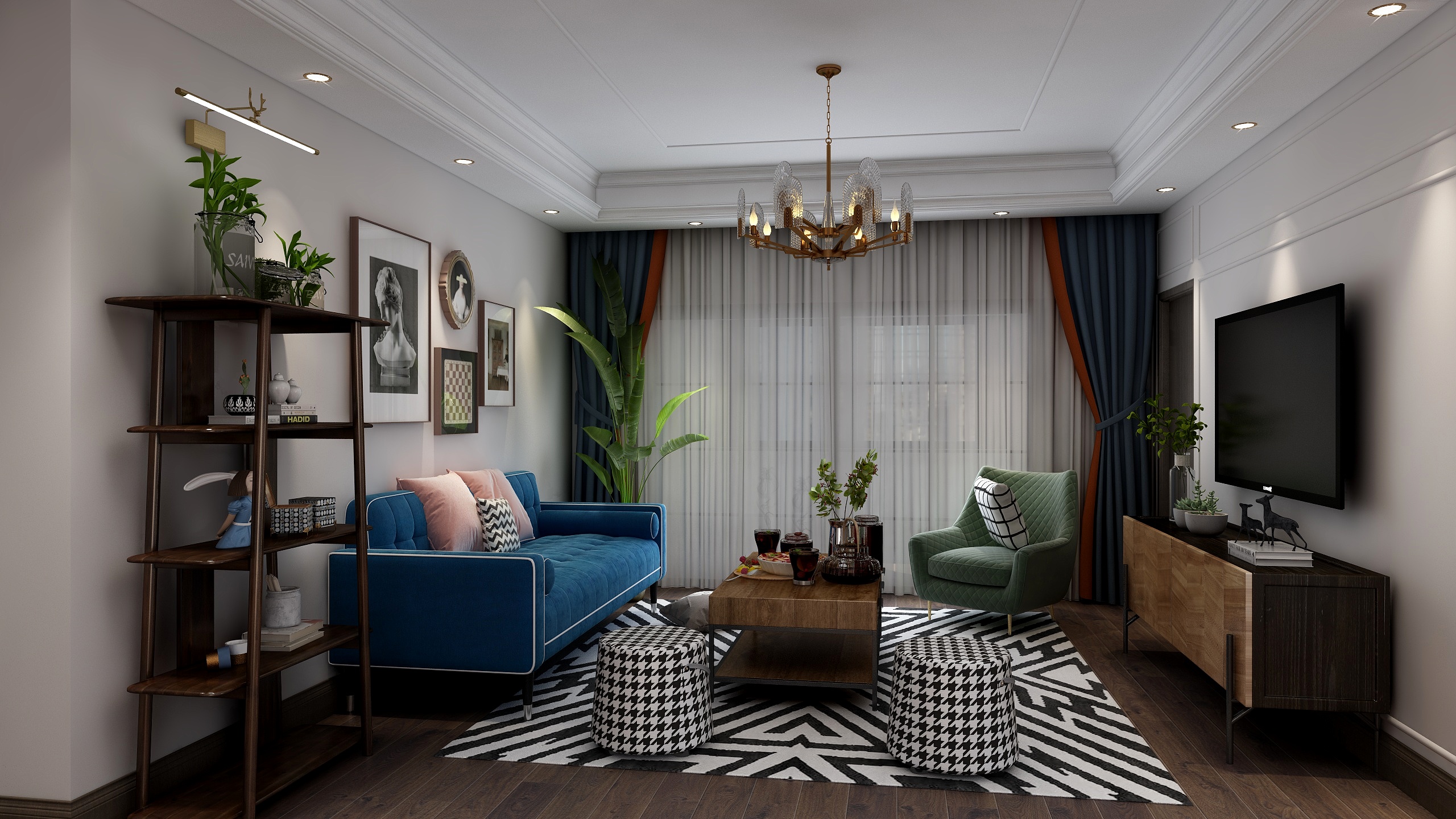 室内设计一小杨-万达华府116-装修设计方案