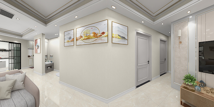 合江太宏装饰设计有限公司-少岷2号户型-装修设计方案