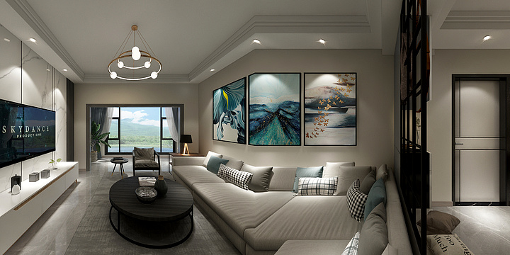 设计师丨王新-『幸福家园』李先生-装修设计方案