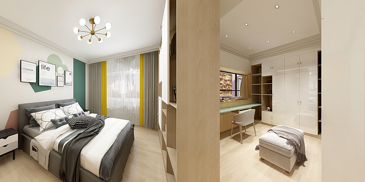 营口安家装饰-北欧原木-装修设计方案