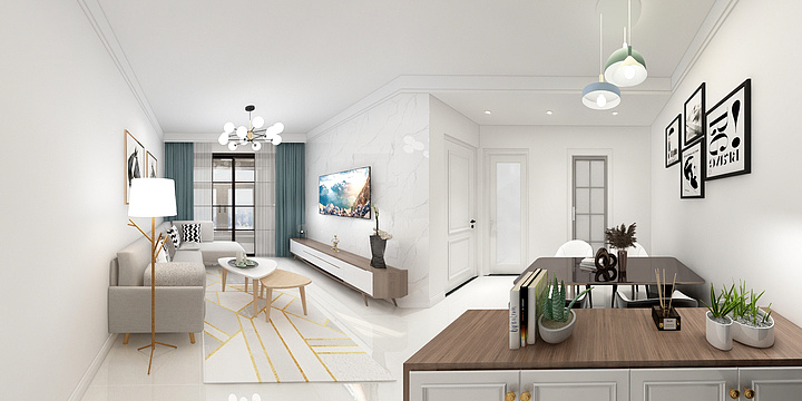 一生靓装饰张成梁-城开东岸-装修设计方案