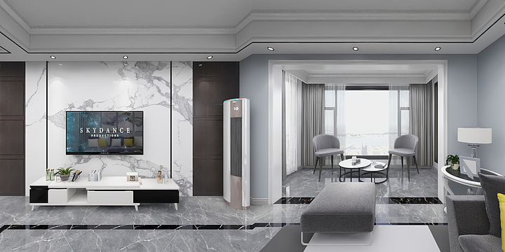 向冉-君临天下55-3005杨总复式楼方案二-装修设计方案