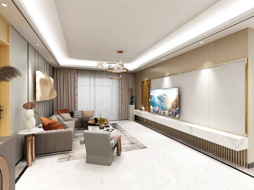 奥梵设计-中海曲江大城165新中式-装修设计方案