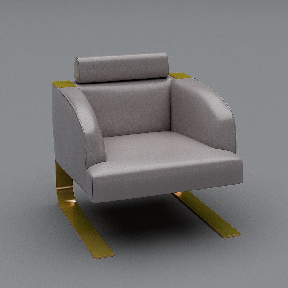 L191休闲椅3D模型