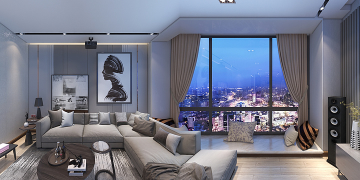 冷*廷卐-单身公寓-装修设计方案