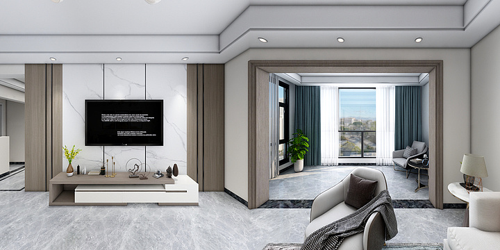 佰怡家建筑装饰有限公司-幸福里10栋1单元1901陈姐雅居-装修设计方案