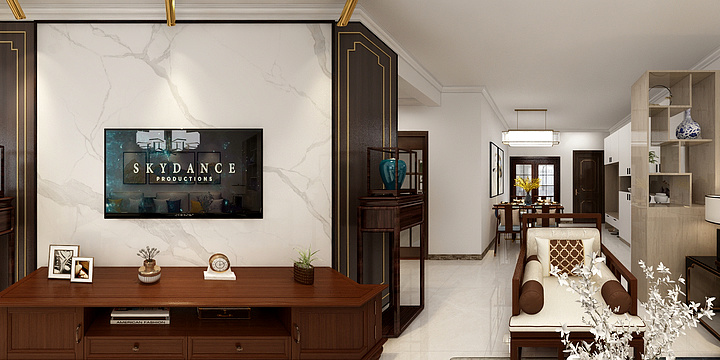 Humenleung-华工罗先生效果图-装修设计方案