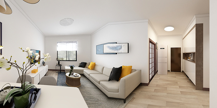 趑趄-东方龙城雅乐苑11-1-1306-81平方-装修设计方案