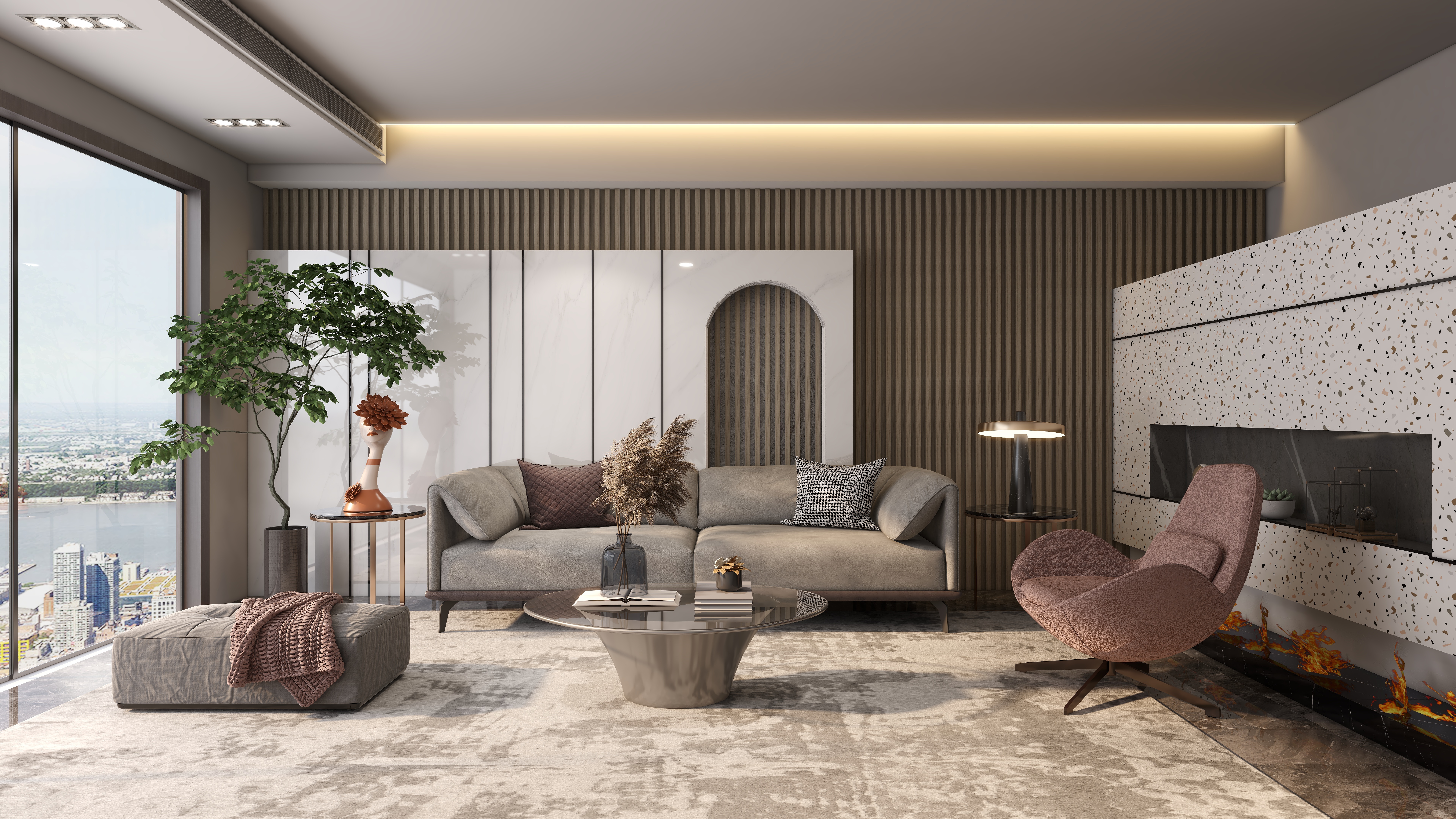 引晴-现代极简风格-装修设计方案