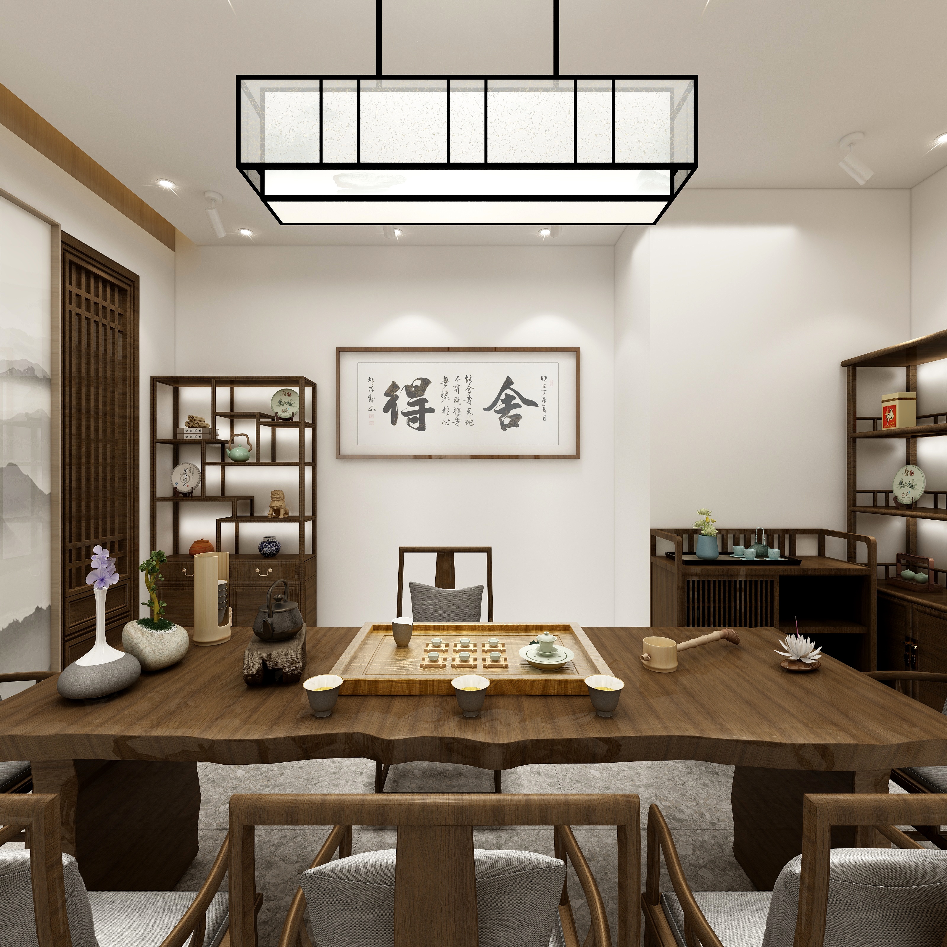 李李9-茶室装修效果图