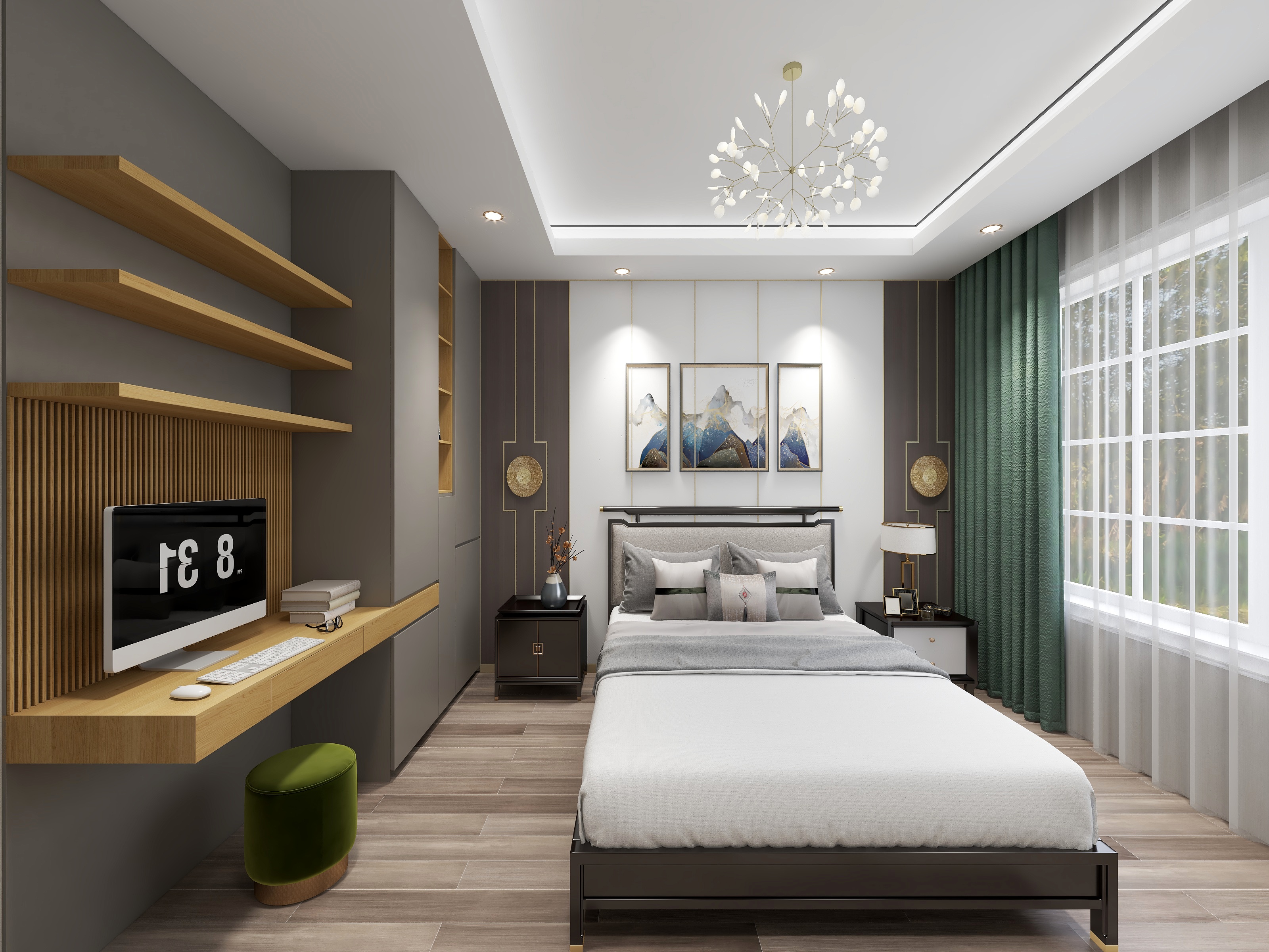 夏乙慧-笔架庄园—谷姐新中式-装修设计方案