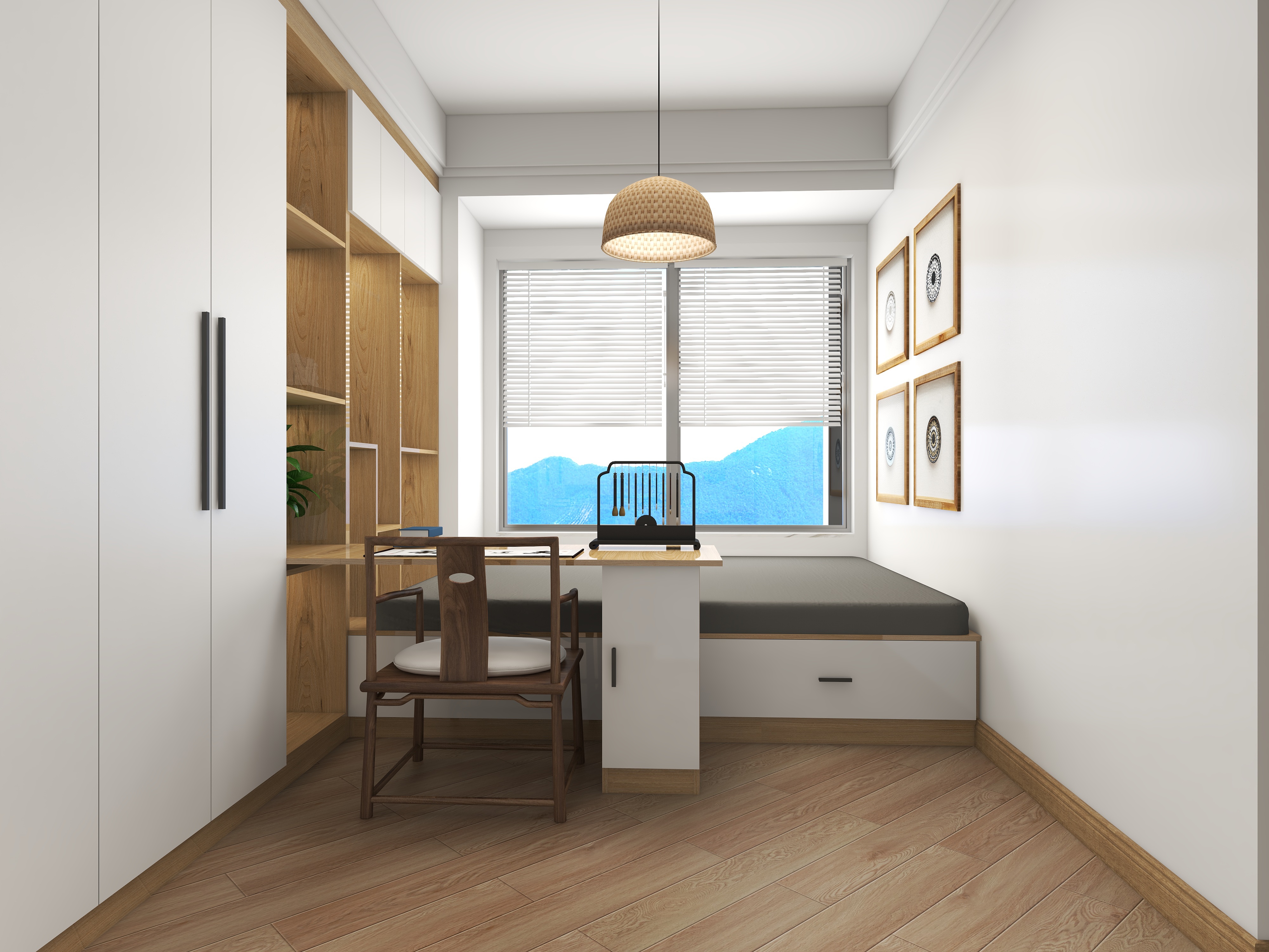 谢旗高-日式简约风，恋上慢生活装修效果图