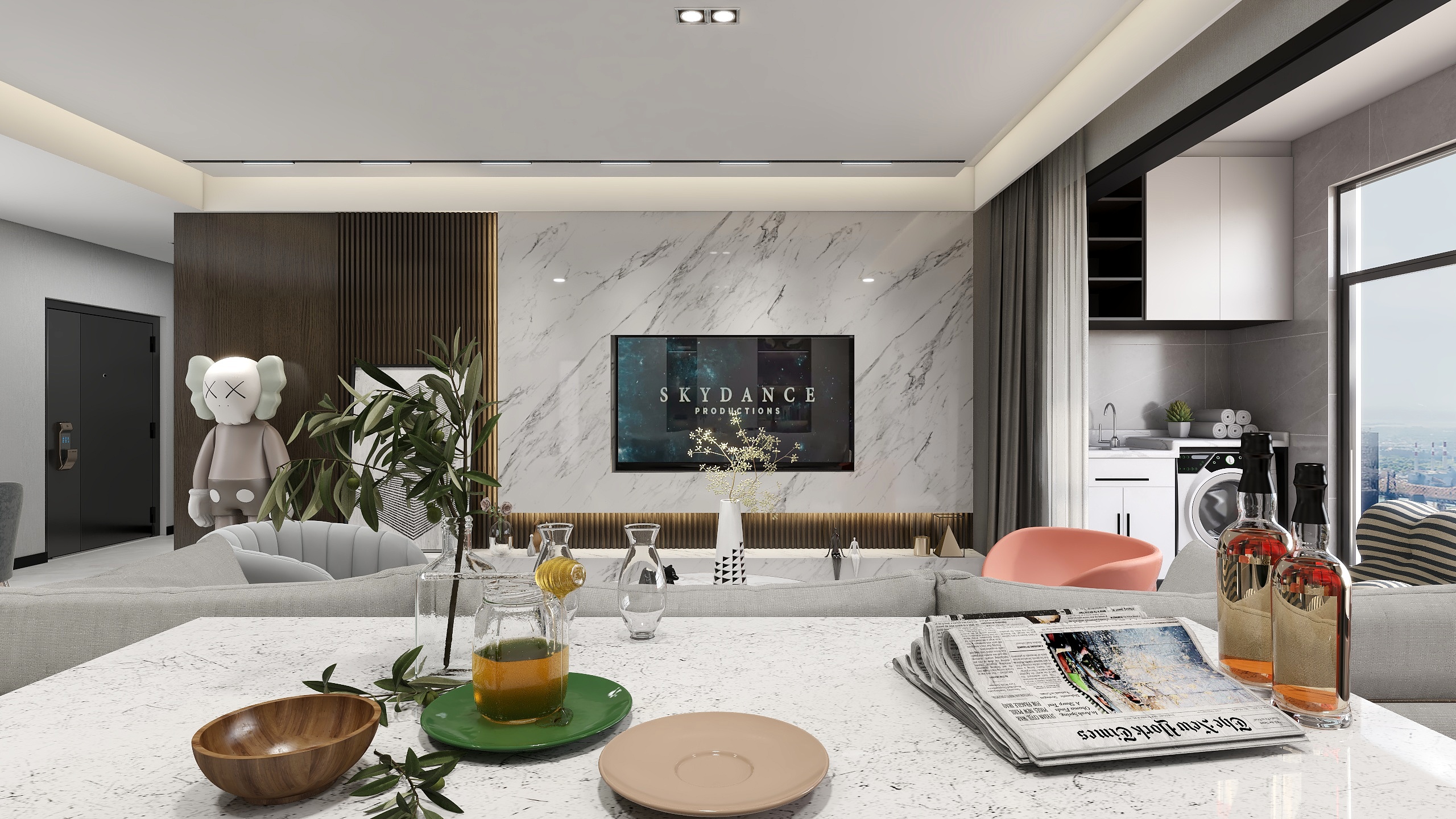 全案设计师一董工-万科翡翠公园-装修设计方案