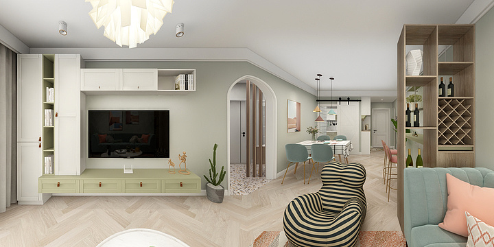 L俊Oo-识木小筑-装修设计方案