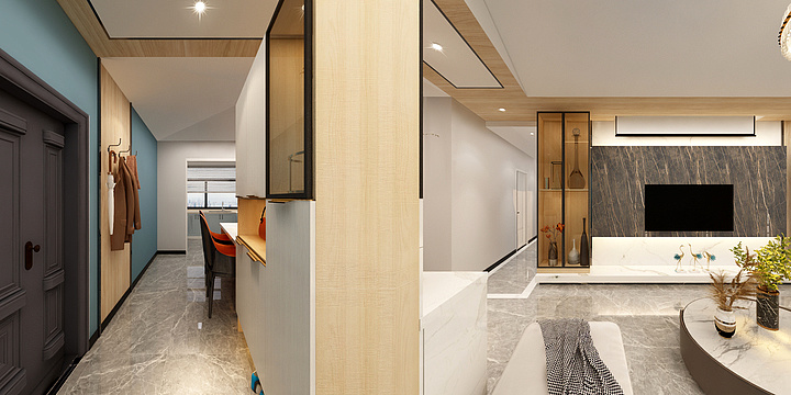 晏小平-仁山紫荆苑顶楼-装修设计方案