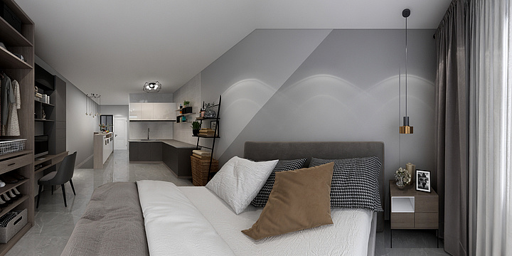 江湖人称小可爱-富力公寓-装修设计方案