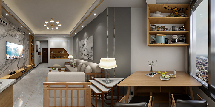 A想你的不止今天-海纳百川39.22售楼部样板间-装修设计方案