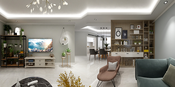 陈鹏-东方雅典城（VA）北欧-装修设计方案