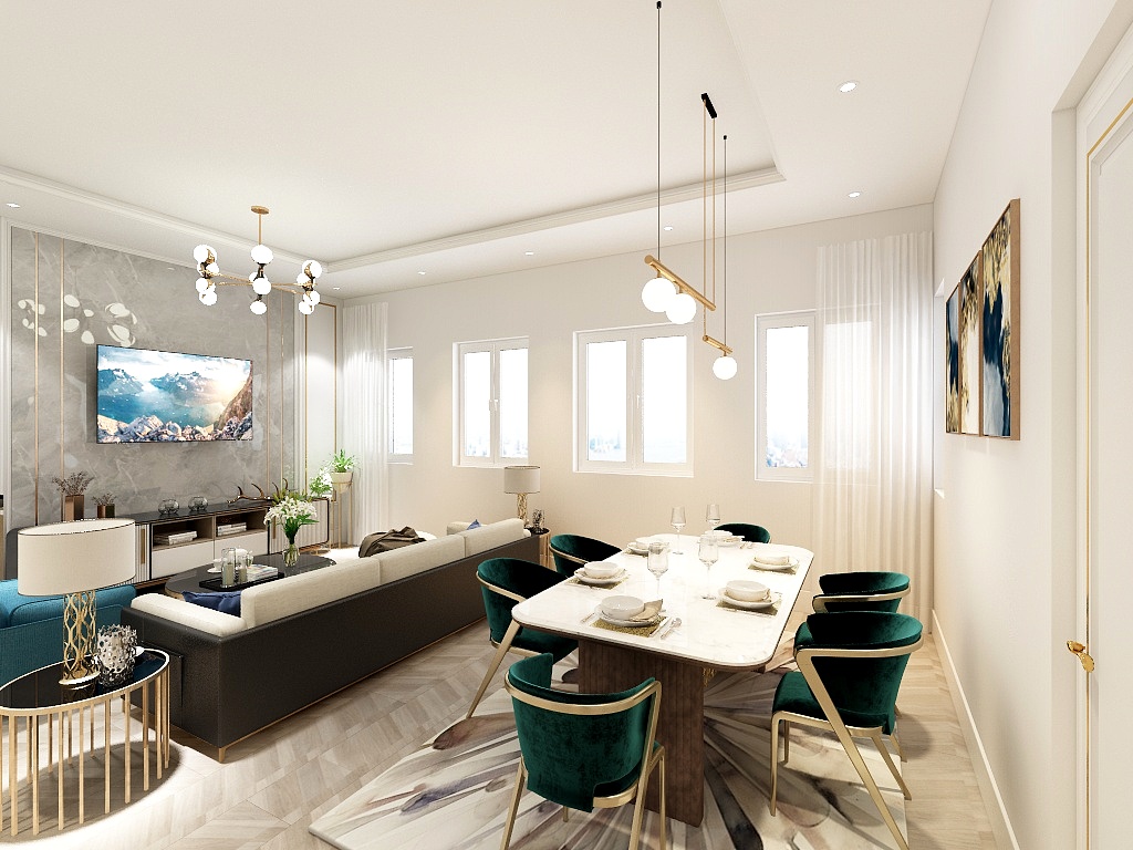 小名兰春太-瑞和园89.50㎡B户型3室2厅1卫-装修设计方案