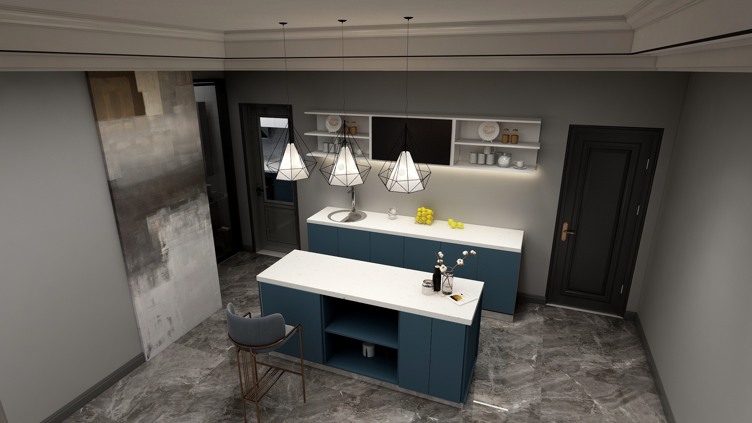 杭州图创全案设计阿坤-新城科赛三期-装修设计方案