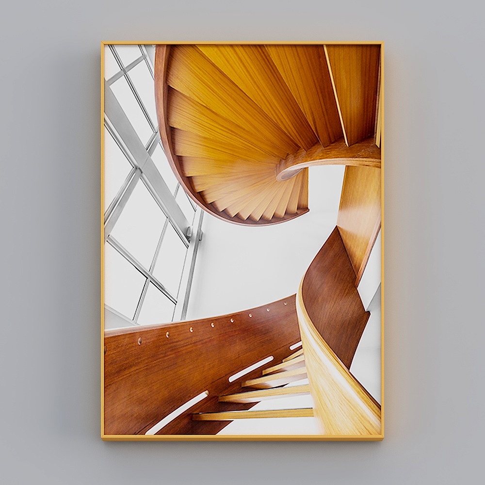卓益-现代风-抽象空间延伸建筑装饰画-梦之回廊