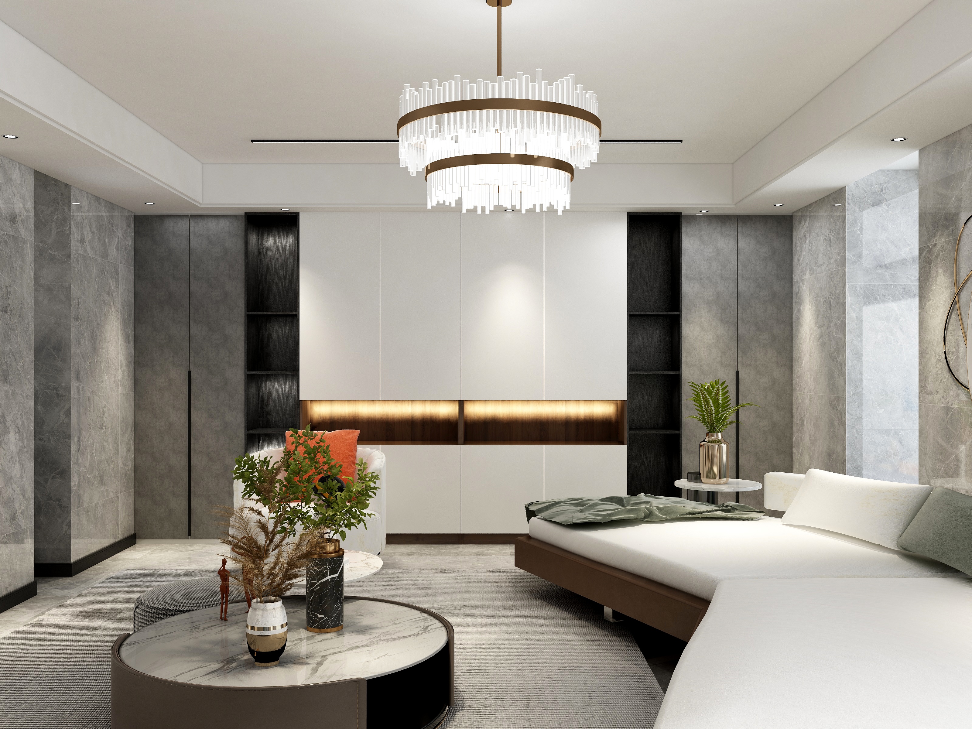 FlyAnHu-国华经典二楼-装修设计方案