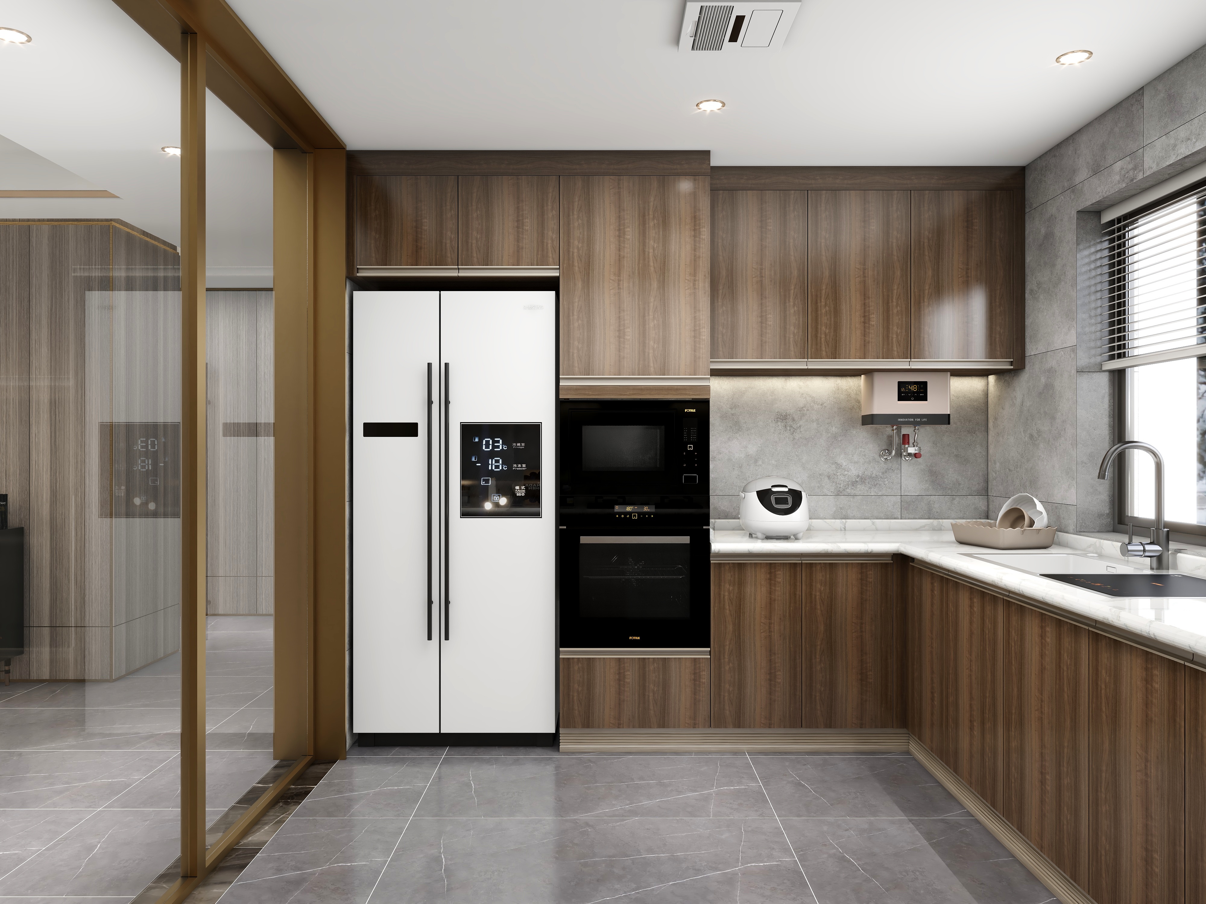 至简名设一钱春-【迷失幻境】160平新中式四居室装修效果图