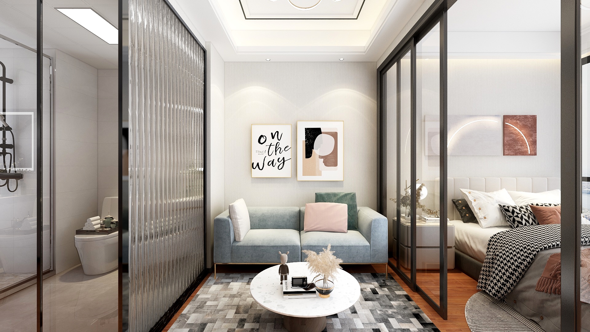 一品设计YP-高力国际公寓装修效果图