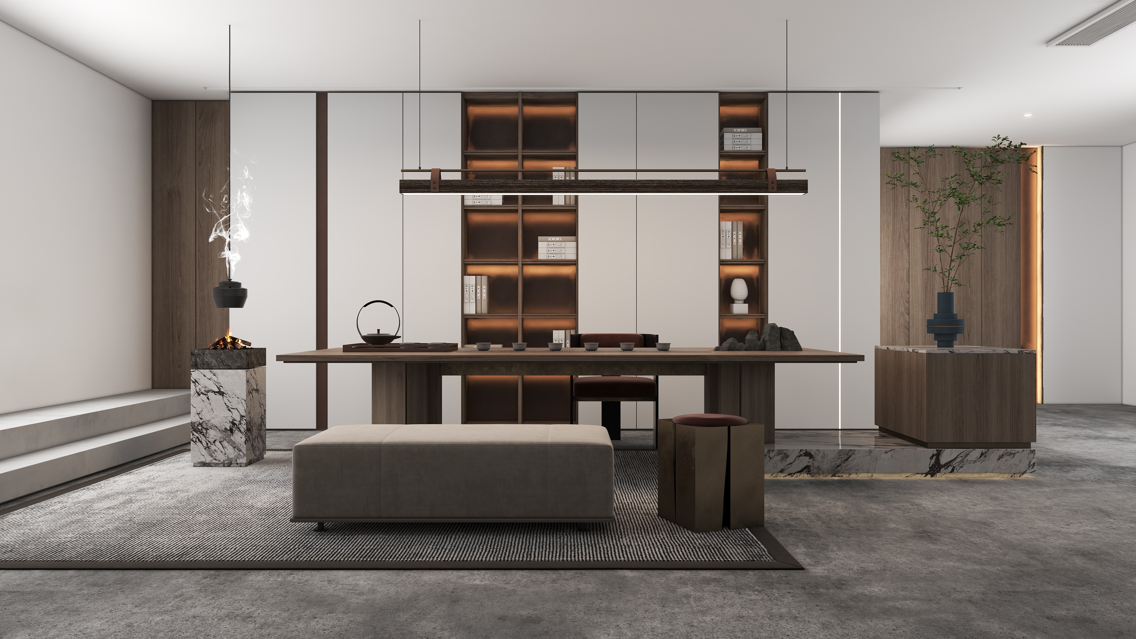 高新杰-现代茶室-20201206-装修设计方案