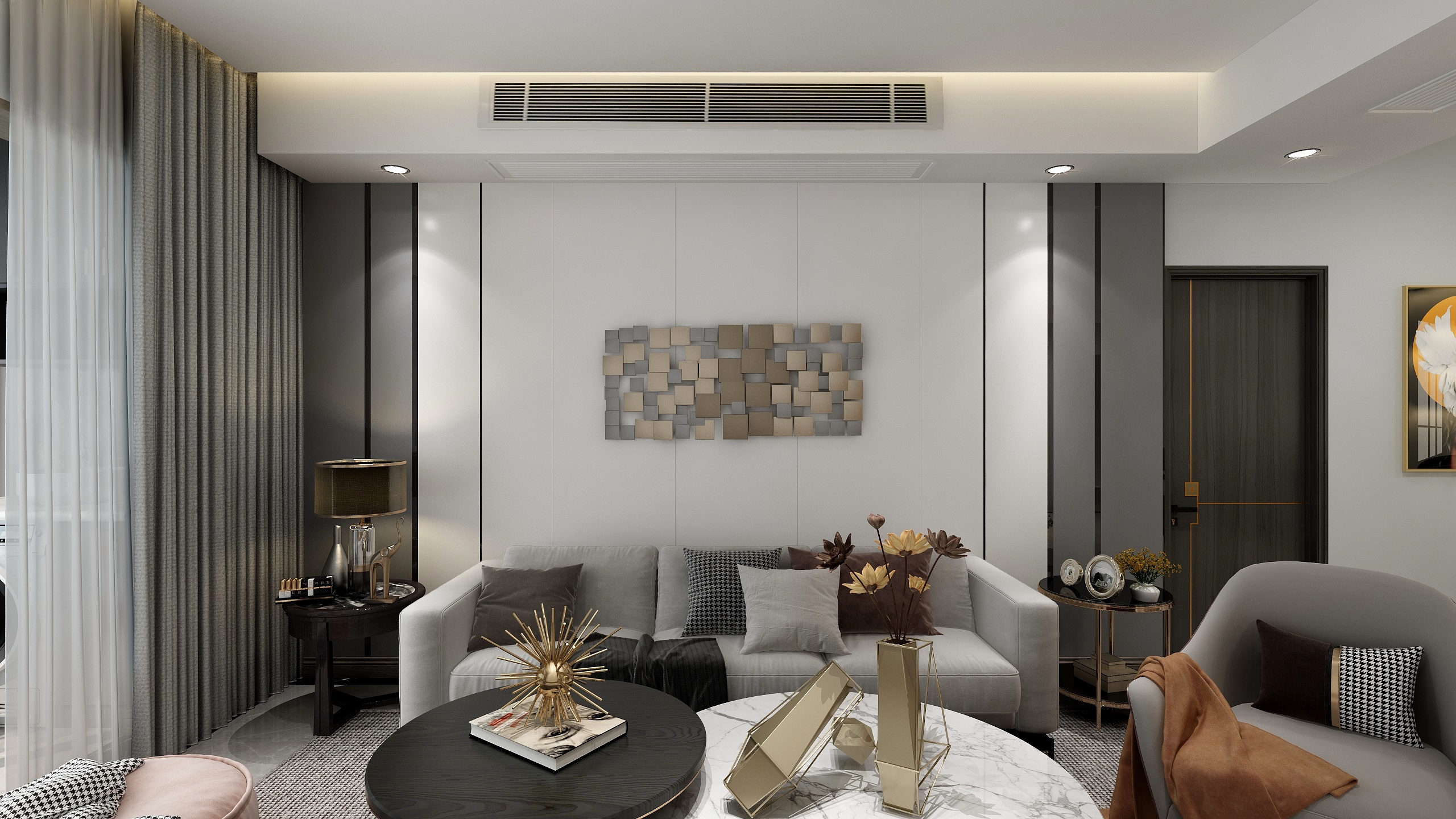 设计一阿锐-现代轻奢-装修设计方案