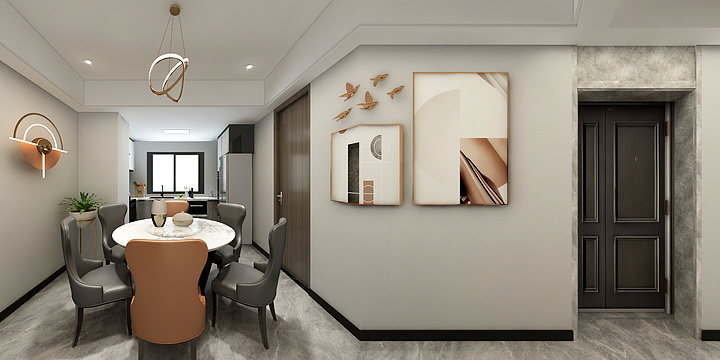 龙港怡家家私-香缇半岛2-1702-装修设计方案