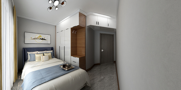 惠格帮装饰-龙泉山庄4号楼3单元18  渲染-装修设计方案