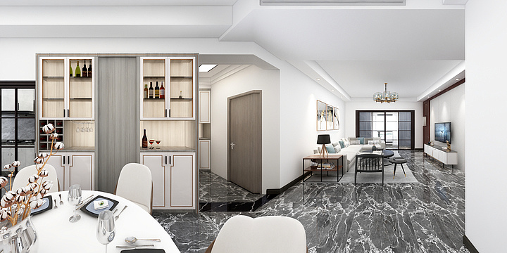 洛幔尼木作设计师秦忍超-宁乡幸福里西苑 10栋203-装修设计方案