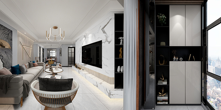 山木禾风-银湖城1-1-303王女士-装修设计方案