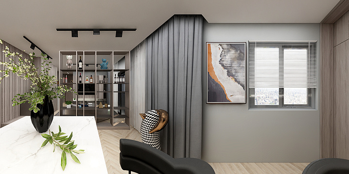 小艾-瑞和园89.50㎡B户型3室2厅1卫-装修设计方案