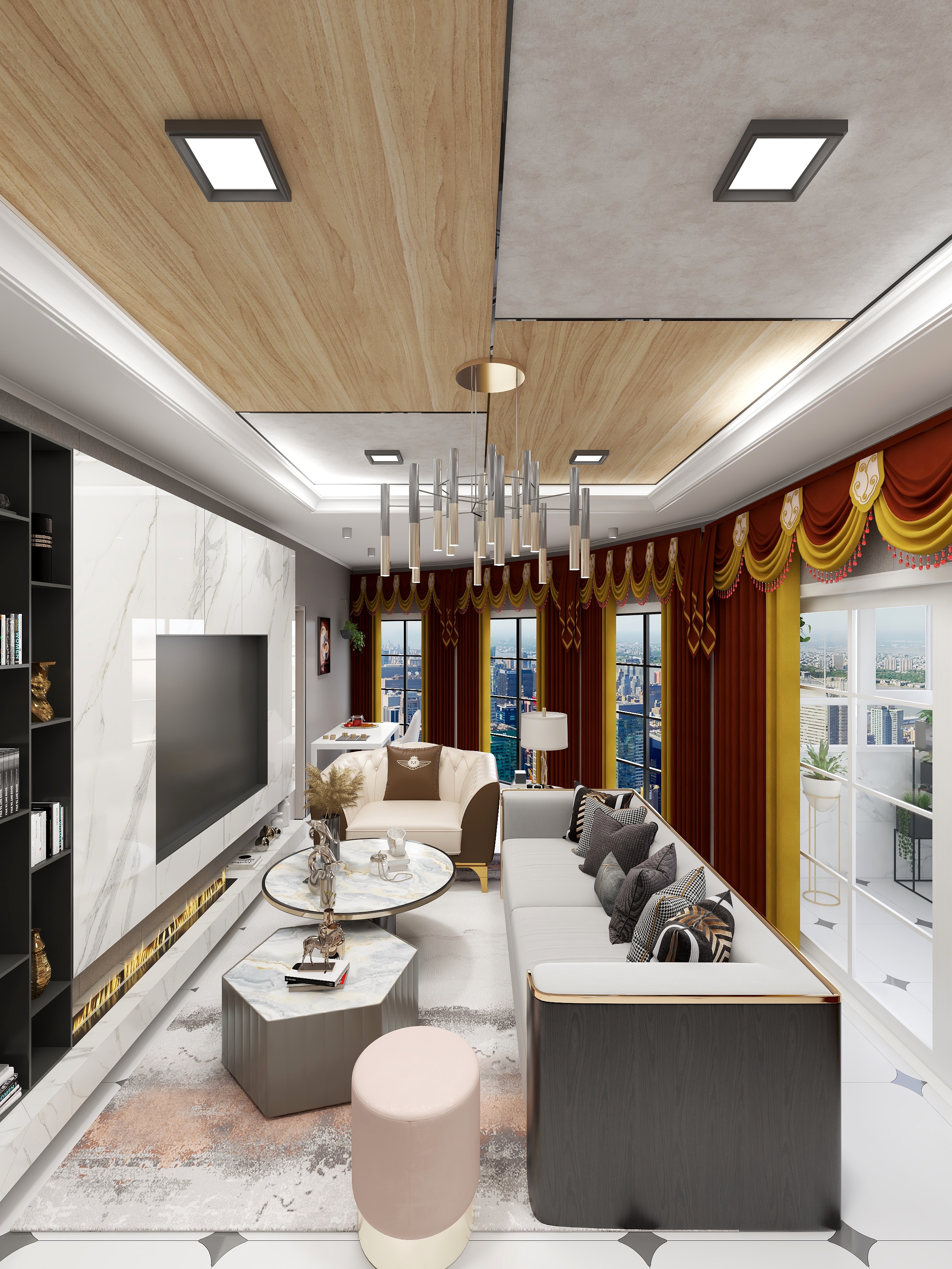 蓝图恩-两室一厅小户型-装修设计方案