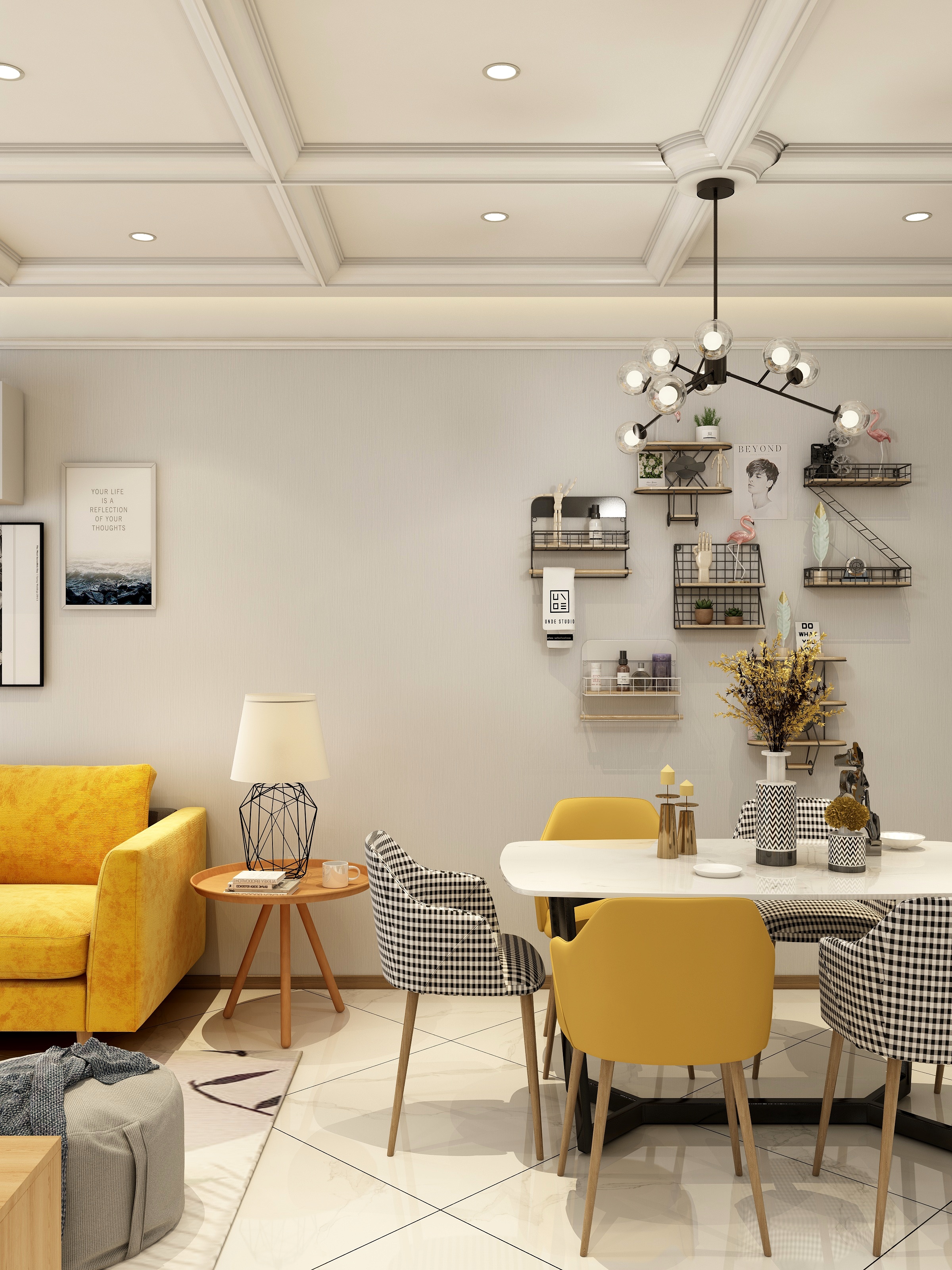 刘承成-德信海德公园83.00㎡A2’3室2厅1卫1厨-装修设计方案