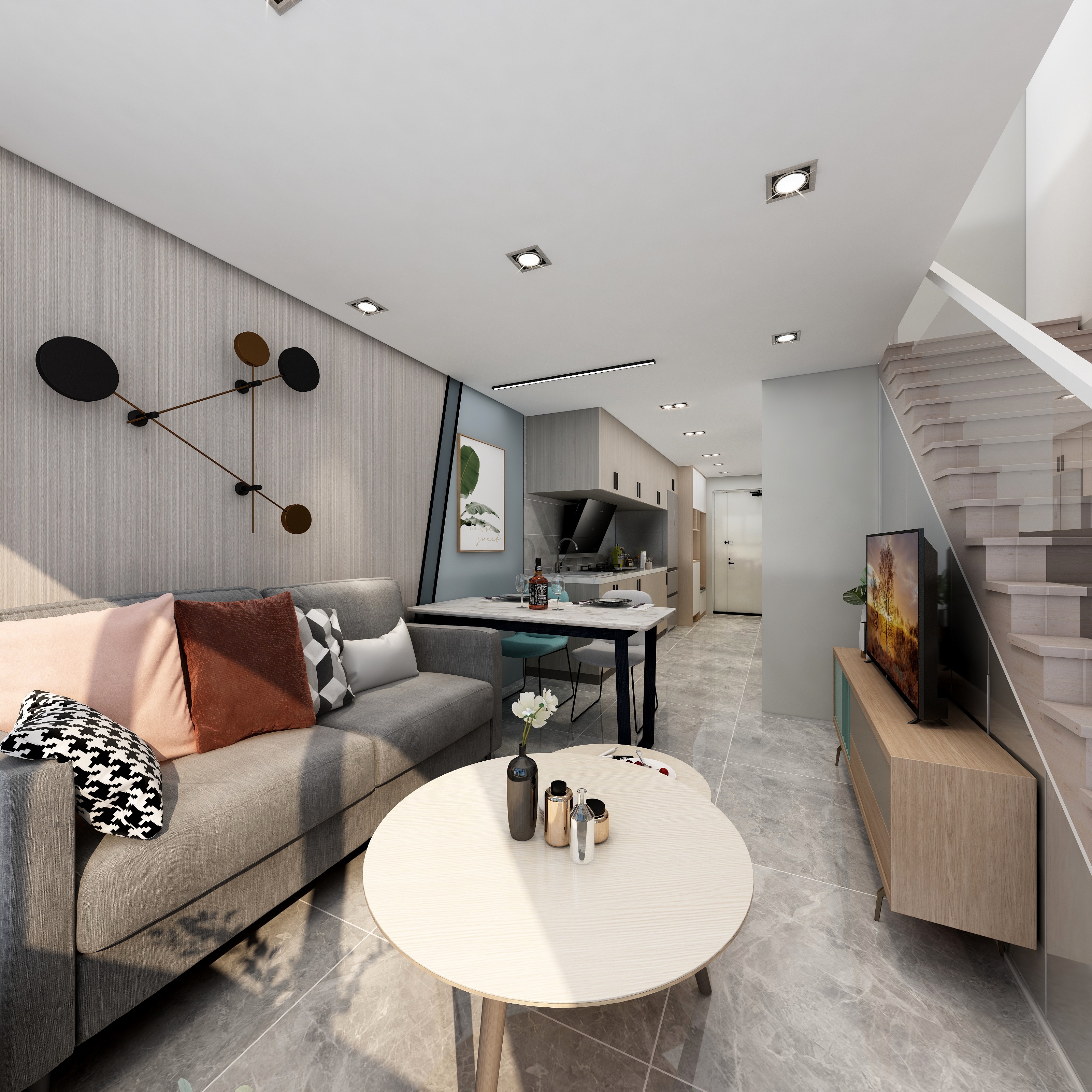 我姓C-公寓效果图-装修设计方案