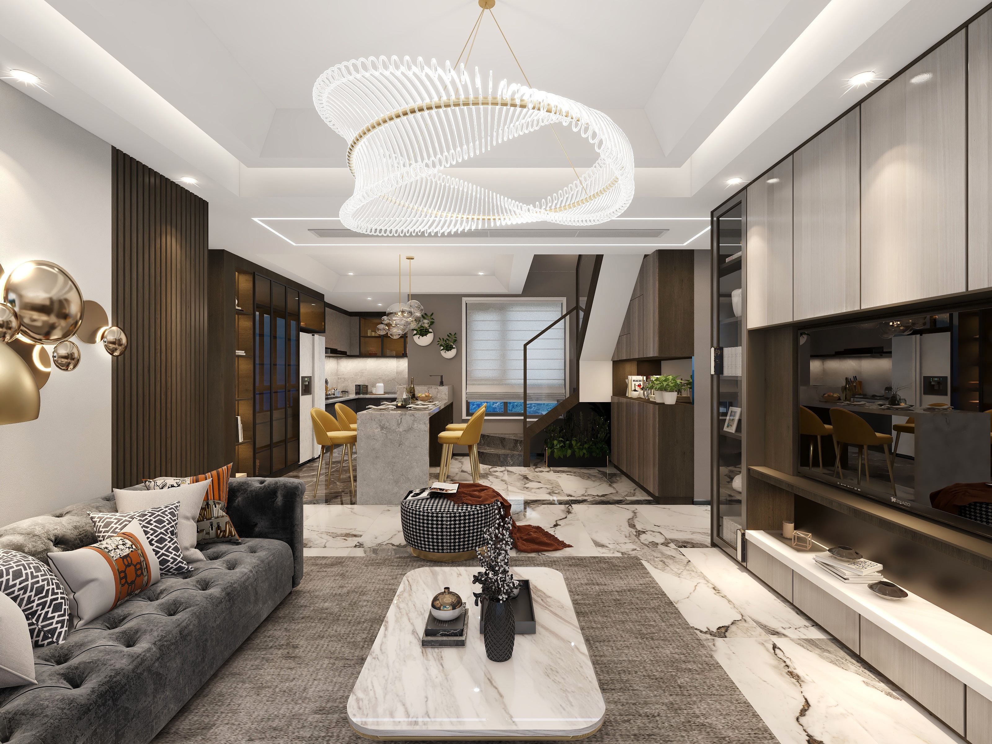 黄宇-观澜城邦D1户型-装修设计方案