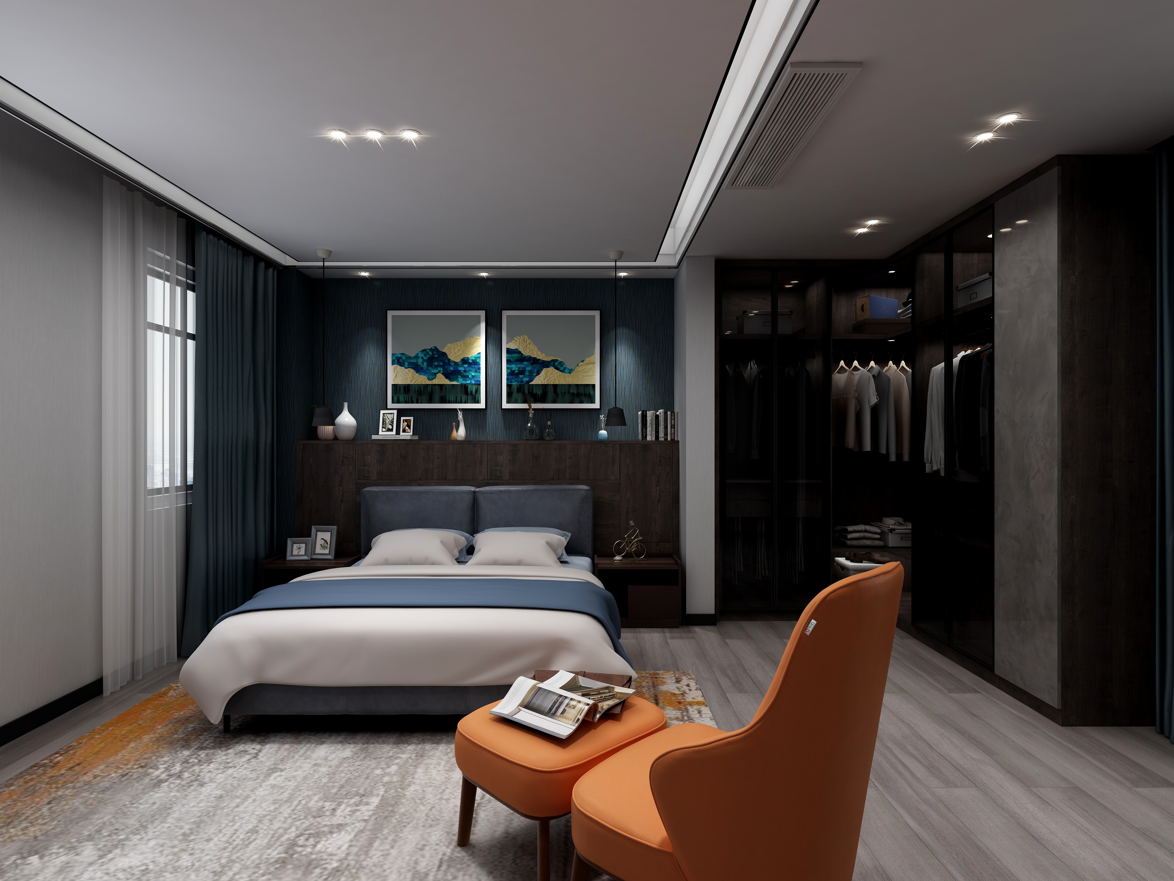 榆林亮辉整装-富县5#复式-装修设计方案